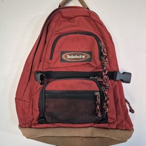 Timberland Y2K Suede Blend Backpack Shoulder Bag